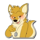 😘 emoji Bening the Whiskey Dingo Telegram sticker 9 of 23
