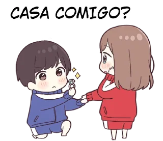 👰 emoji Casal de abrigo - @oneesanstickers Telegram sticker 10 of 38