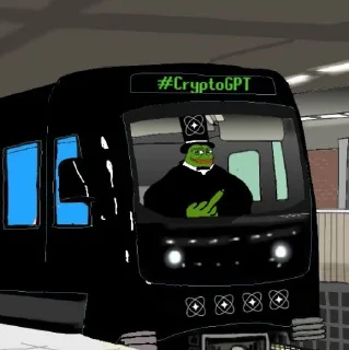 Sticker from CryptoGPT Pepes