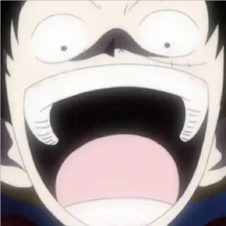 😱 emoji ONE PIECE Telegram sticker 7 of 13