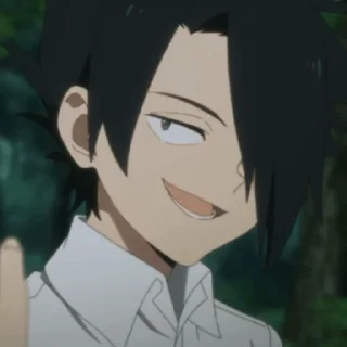 😀 emoji The Promised Neverland Telegram sticker 17 of 39