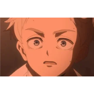 😨 emoji The Promised Neverland Telegram sticker 5 of 39