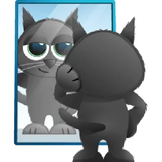 😣 emoji Jota Gato Preto Telegram sticker 5 of 14