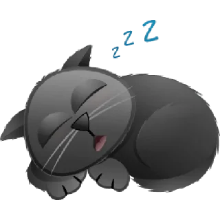 😣 emoji Jota Gato Preto Telegram sticker 1 of 14