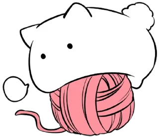 🧶 emoji Gato brusco - @oneesanstickers Telegram sticker 12 of 24