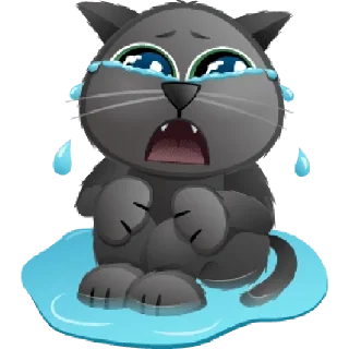 😣 emoji Jota Gato Preto Telegram sticker 7 of 14