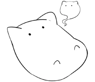 👻 emoji Gato brusco - @oneesanstickers Telegram sticker 6 of 24