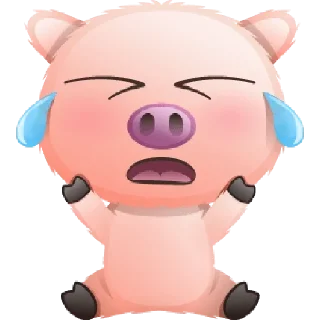😅 emoji Jota Porquinho Telegram sticker 8 of 15
