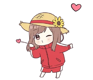 😘 emoji Casal de abrigo [verão] - @oneesanstickers Telegram sticker 7 of 73