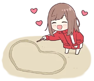 ❤️ emoji Casal de abrigo [verão] - @oneesanstickers Telegram sticker 14 of 73