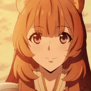 😊 emoji Raphtalia - @oneesanstickers Telegram sticker 6 of 17