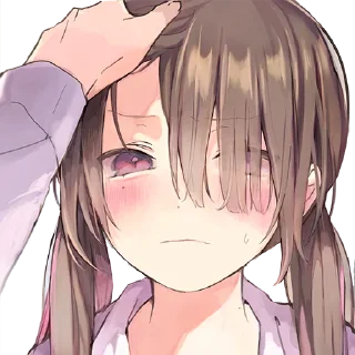 💖 emoji Headpats - @oneesanstickers Telegram sticker 7 of 52