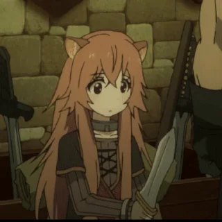 🙁 emoji Raphtalia - @oneesanstickers Telegram sticker 5 of 17