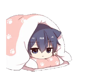 Sticker from Gurizinho de capuz de gato preto - @oneesanstickers