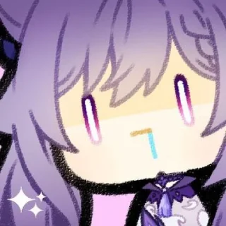 ☁ emoji keqing [@yogurthwe] Telegram sticker 7 of 27