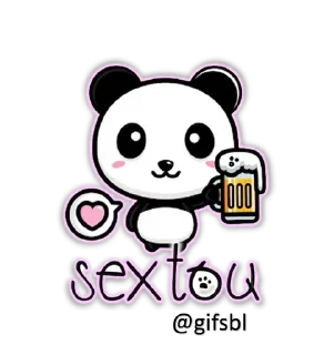 🍺 emoji Pandas @GossipsBL - Pack 1 Telegram sticker 16 of 120