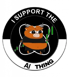 🐮 emoji CryptoGPT Pepes Telegram sticker 20 of 69