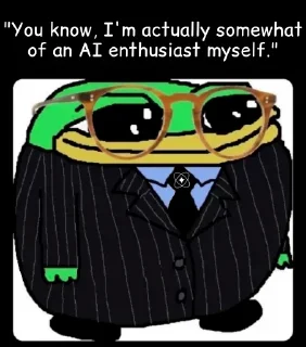Sticker from CryptoGPT Pepes