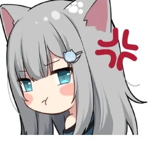💢 emoji Nachonekodayo - @oneesanstickers Telegram sticker 11 of 32