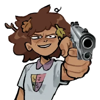🔫 emoji Amphibia Telegram sticker 24 of 81