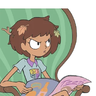 😠 emoji Amphibia Telegram sticker 21 of 81