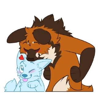 😙 emoji Maned Wolf Stickers by Pulex Telegram sticker 22 of 30