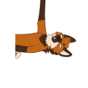 👆 emoji Maned Wolf Stickers by Pulex Telegram sticker 16 of 30