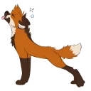 💤 emoji Maned Wolf Stickers by Pulex Telegram sticker 11 of 30