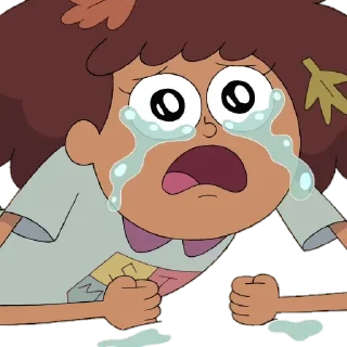 😭 emoji Amphibia Telegram sticker 20 of 81