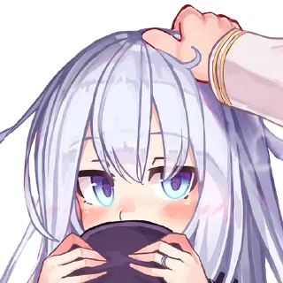 💖 emoji Headpats - @oneesanstickers Telegram sticker 9 of 52