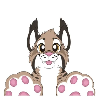 🐾 emoji Lynx Stickers by Pulex Telegram sticker 5 of 18