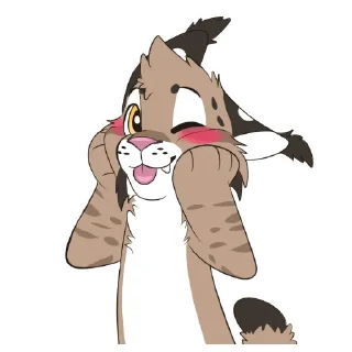 😊 emoji Lynx Stickers by Pulex Telegram sticker 12 of 18