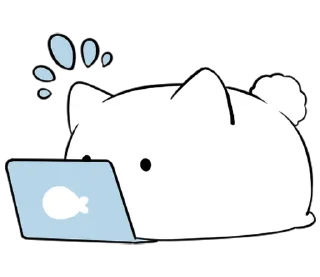 💻 emoji Gato brusco - @oneesanstickers Telegram sticker 10 of 24