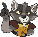 Sticker from Rocket Raccoon