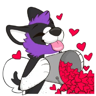 😍 emoji Kyo Akita Telegram sticker 9 of 101
