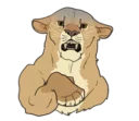 😰 emoji Lion Sticker Telegram sticker 9 of 40