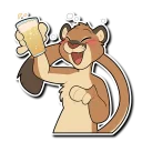 🍺 emoji Mountain Lion Telegram sticker 16 of 120