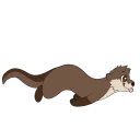 〰 emoji Otter Stickers by Pulex Telegram sticker 10 of 14