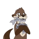 Sticker from Otter Stickers by Pulex