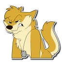 😠 emoji Bening the Whiskey Dingo Telegram sticker 8 of 23