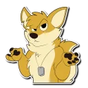 😐 emoji Bening the Whiskey Dingo Telegram sticker 5 of 23