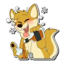 🥃 emoji Bening the Whiskey Dingo Telegram sticker 12 of 23