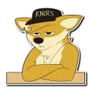😑 emoji Bening the Whiskey Dingo Telegram sticker 14 of 23