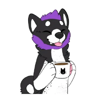 ☕️ emoji Kyo Akita Telegram sticker 20 of 101
