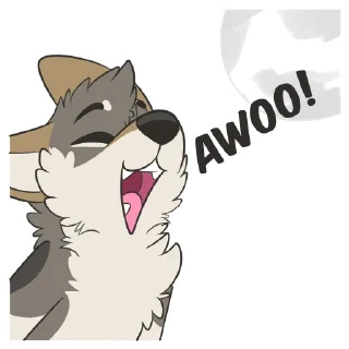 🔊 emoji Wolf Stickers by Pulex Telegram sticker 20 of 53