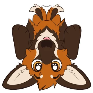 🐶 emoji Maned Wolf Stickers by Pulex Telegram sticker 23 of 30