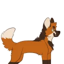 🔝 emoji Maned Wolf Stickers by Pulex Telegram sticker 5 of 30
