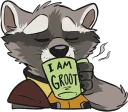 Sticker from Rocket Raccoon