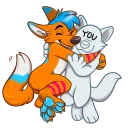 🤗 emoji Avi Fox Sticker Pack Telegram sticker 5 of 80