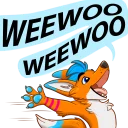 💯 emoji Avi Fox Sticker Pack Telegram sticker 15 of 80